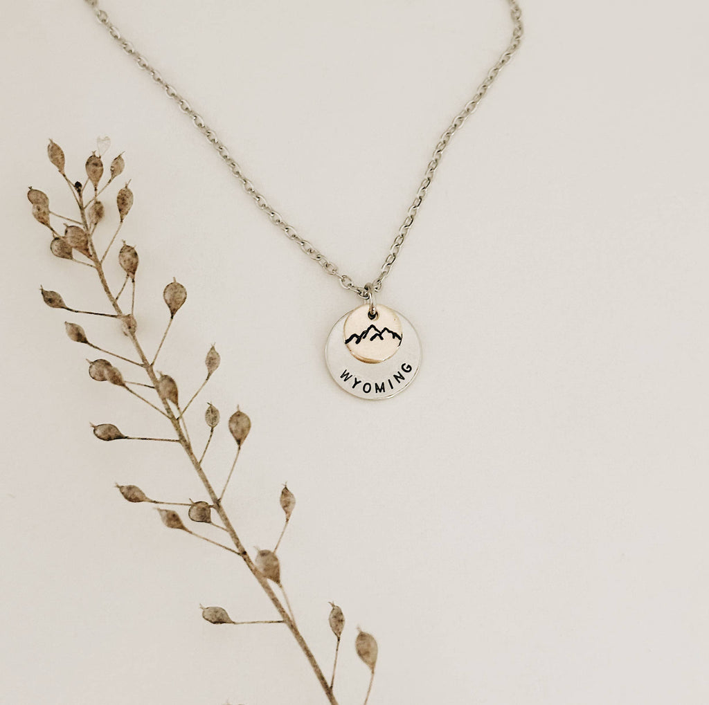 Wyoming Range Necklace: NuGold