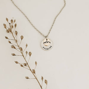 Wyoming Range Necklace: NuGold