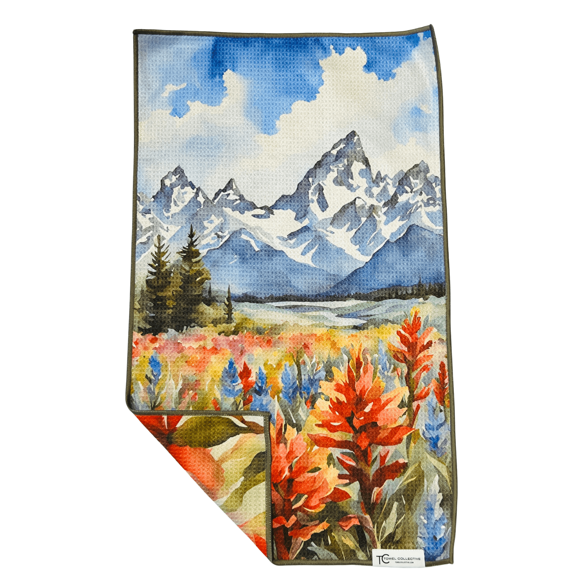 Grand Paintbrush | Reversible Towel: Washcloth