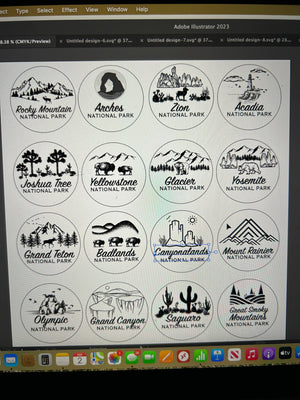 Custom Coaster Order as Discussed with Owner of Parks Art