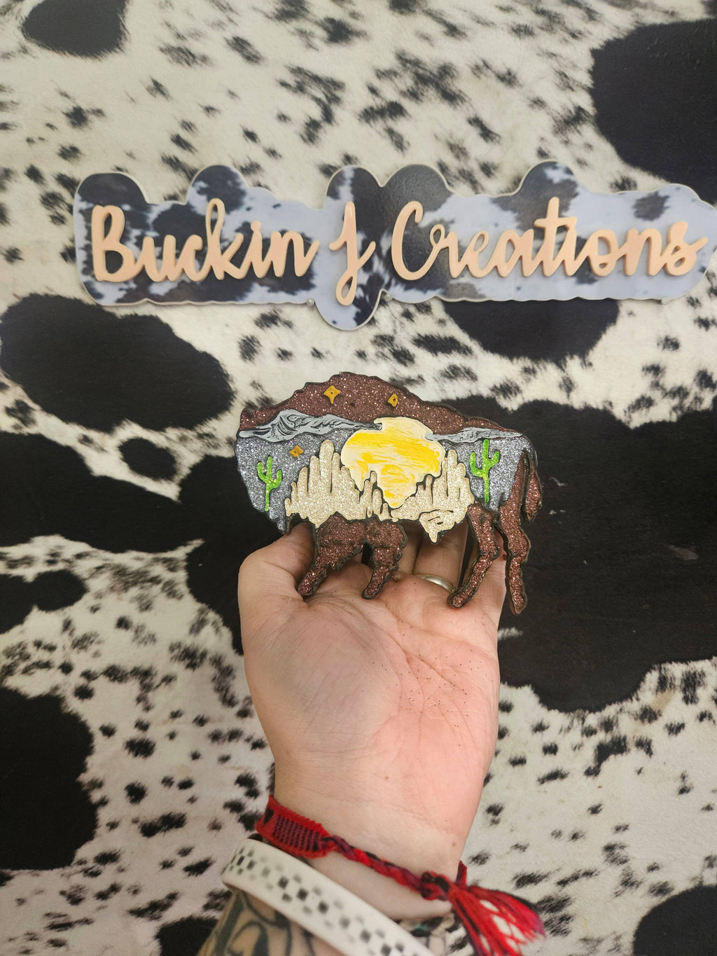 Buffalo Sunset Car Air Freshener