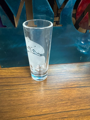 Bison moon without border shot glass
