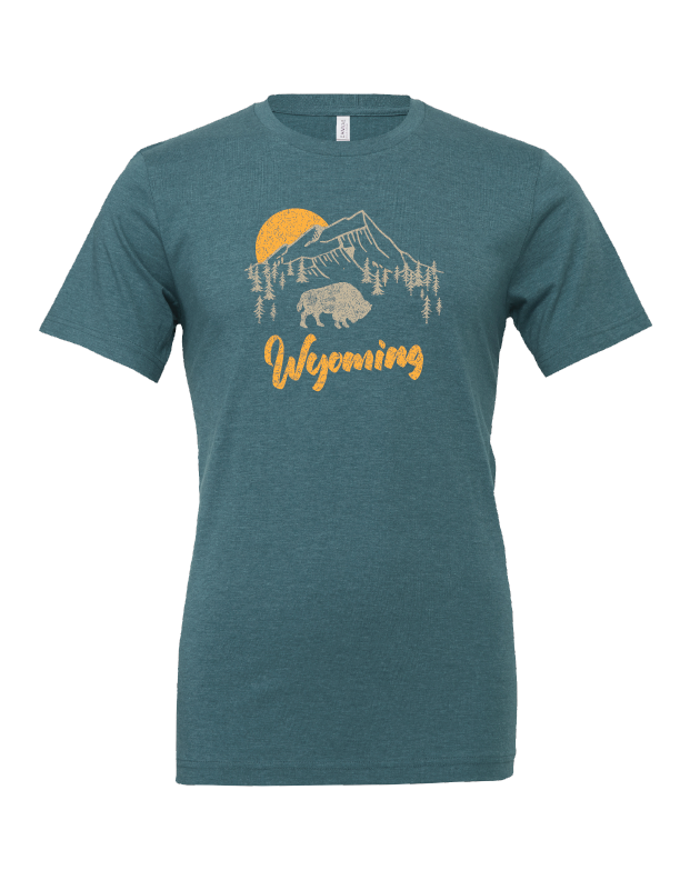 Mountain Medicine Buffalo - Customizable - Short Sleeve Tee: Heather Natural / Medium