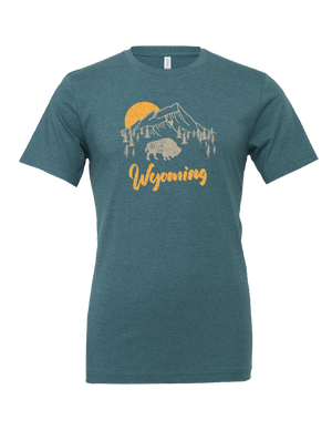 Mountain Medicine Buffalo - Customizable - Short Sleeve Tee: Heather Natural / Medium