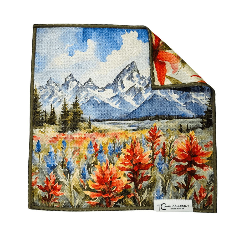 Grand Paintbrush | Reversible Towel: Washcloth