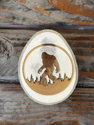 Sasquatch Coasters, Bigfoot Gift Idea, Engraved Bigfoot Coas