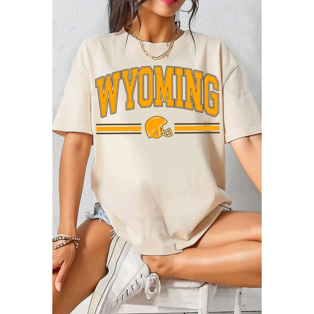 WYOMING OVERSIZED MINERAL GRAPHIC TEE: Mineral Oatmeal / S-M-L-XL(1-2-2-1)
