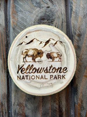 Yellowstone National Park Coasters, Yellowstone Souvenir