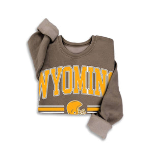 WYOMING MINERAL SWEATSHIRTS: MINERAL BROWN / S-M-L-XL(1-2-2-1)