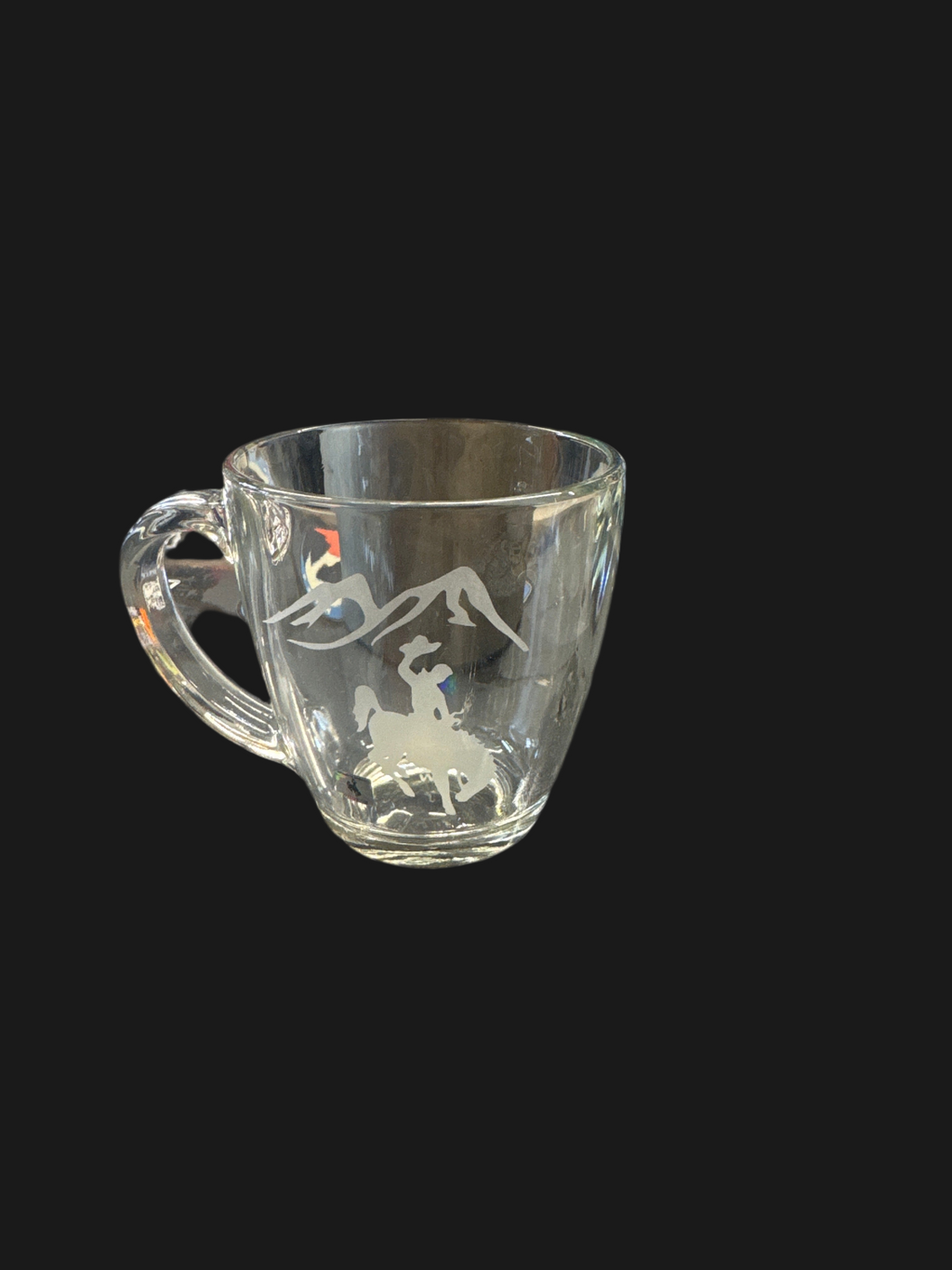 Steamboat glass coffee mug