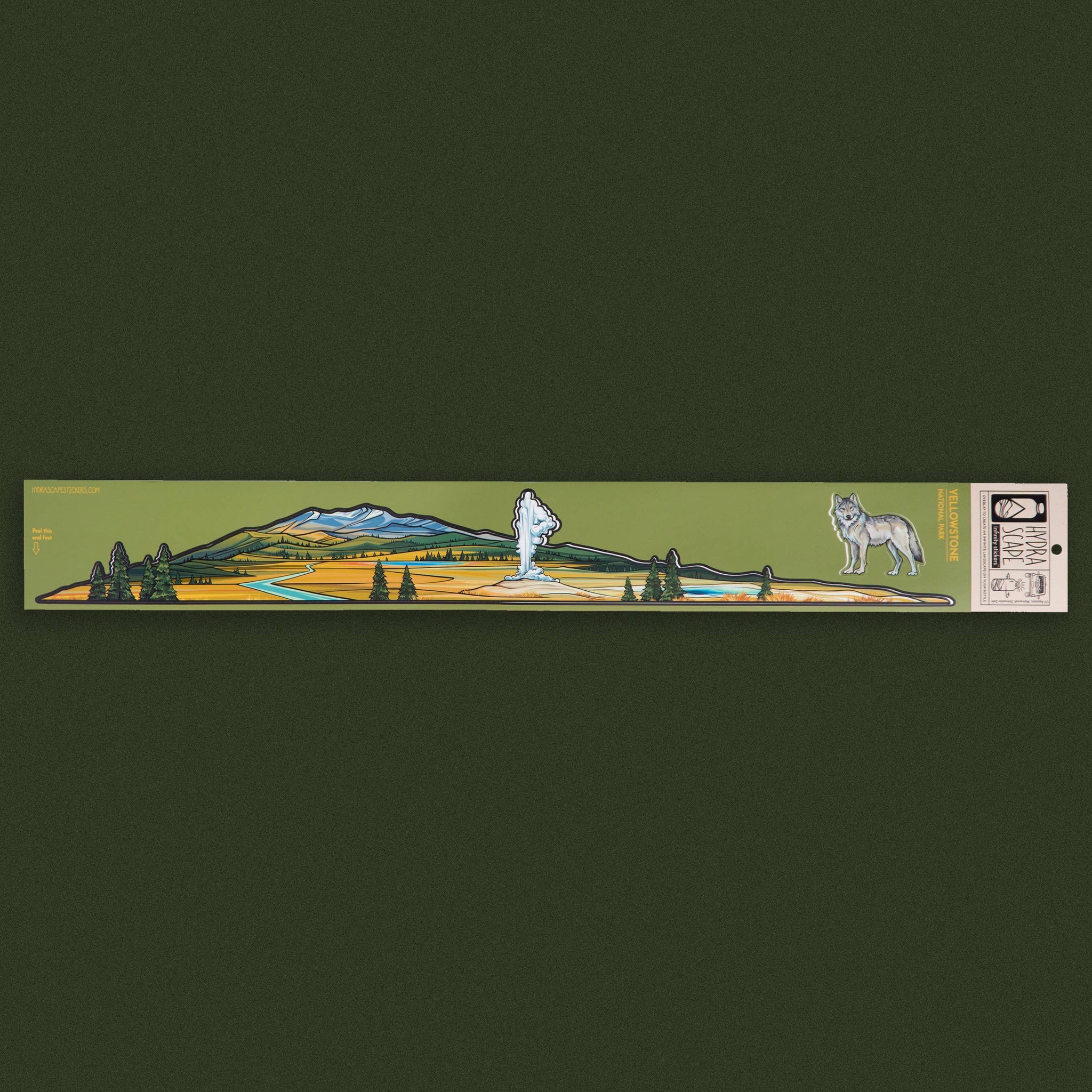 Yellowstone National Park Infinity Sticker
