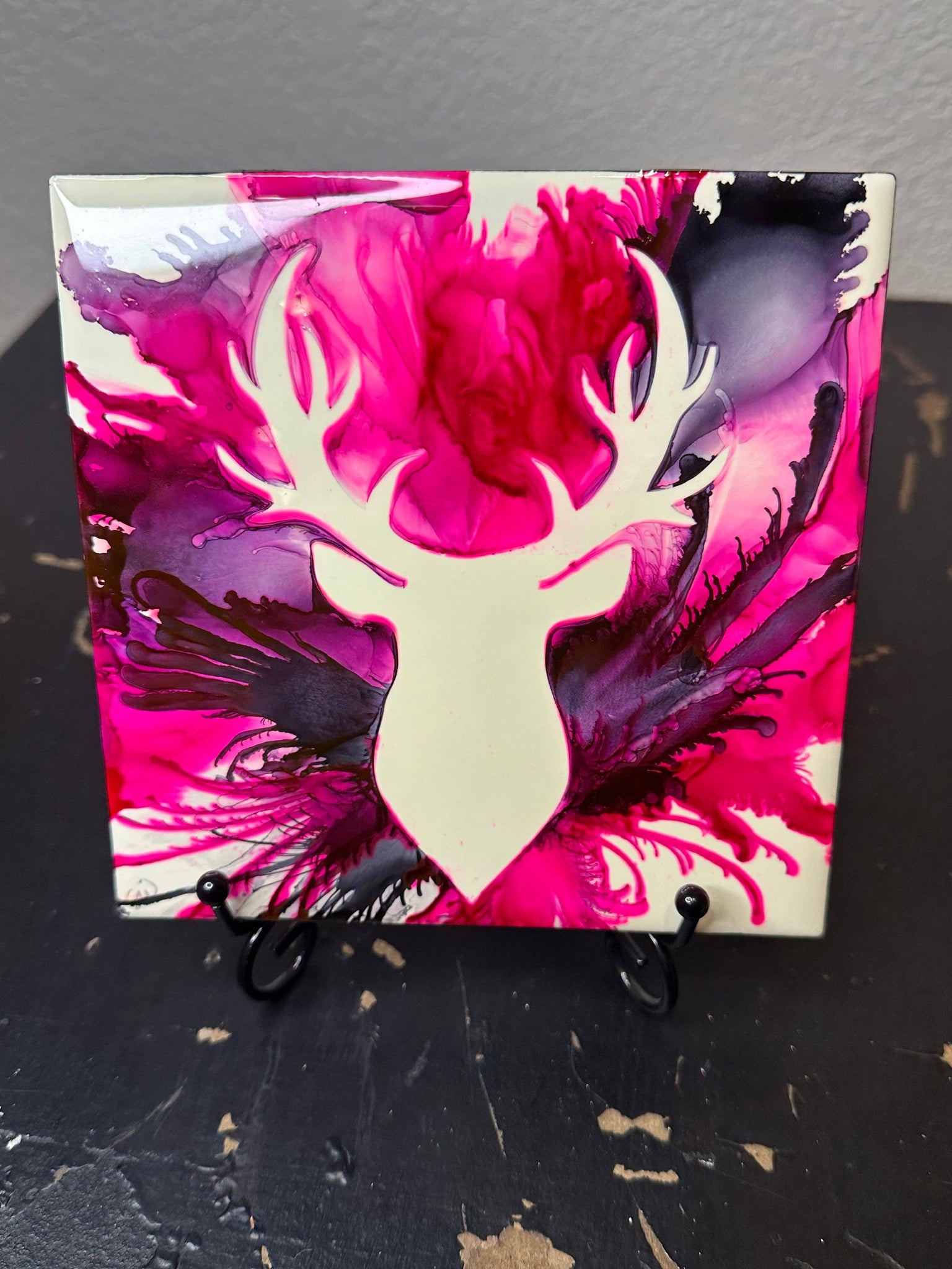 Wyoming Handpainted Hotplate- Set of 2