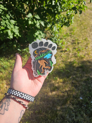 Sasquatch Foot Car Air Freshener