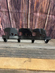 Bear meat coat hanger