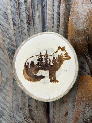Woodland Fox Coaster, Woodland Creatures, Mountains