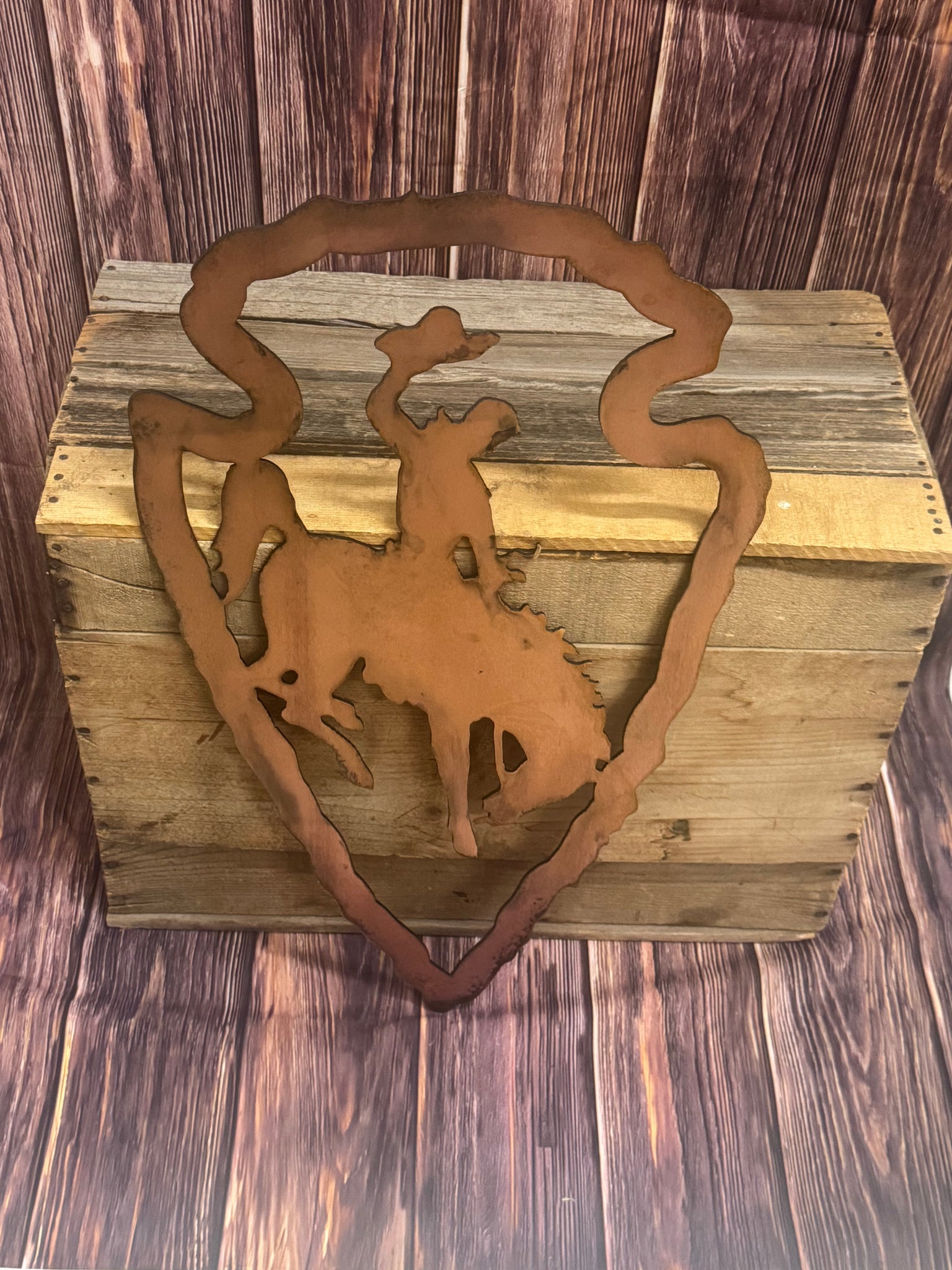 Arrowhead Steamboat metal art