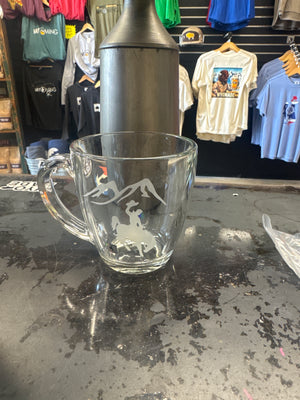 Steamboat glass coffee mug