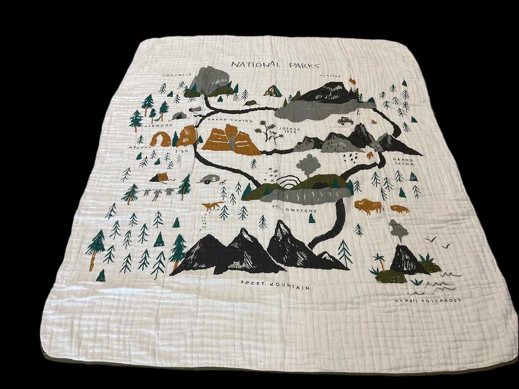 Clementine kids National Parks Throw
