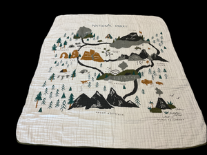 Clementine kids National Parks Throw