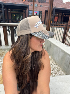 camo wyoming hat