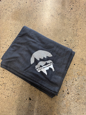 Bison moon Jersey blanket