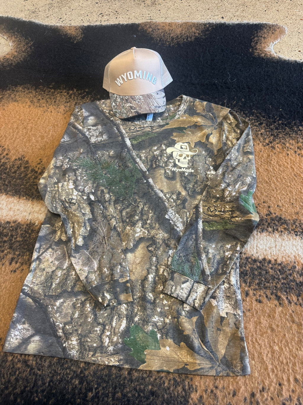 WyoMade Skull Long Sleeve Camo