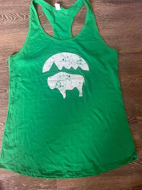 Bison Moon Racer Back Tank Women's