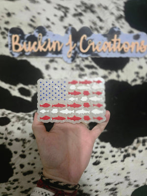 Fisherman Flag Car Air Freshener