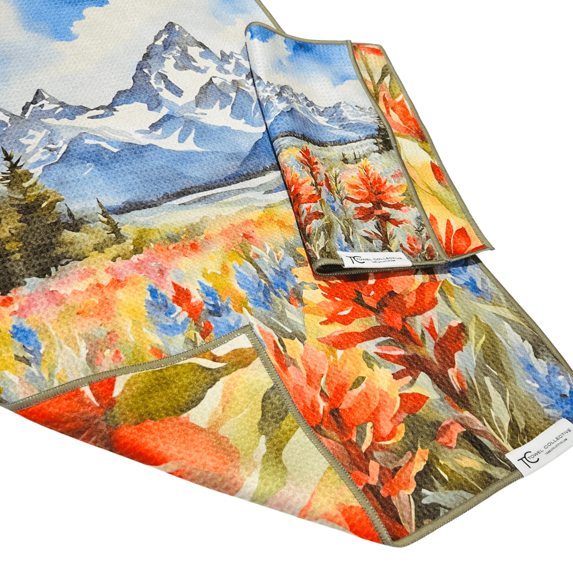 Grand Paintbrush | Reversible Towel: Washcloth
