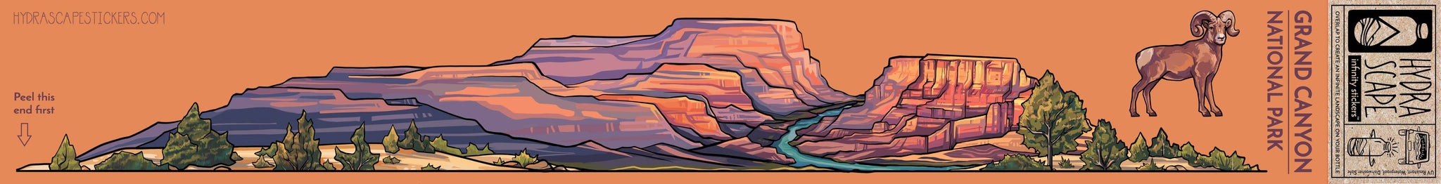 Grand Canyon National Park Infinity Sticker