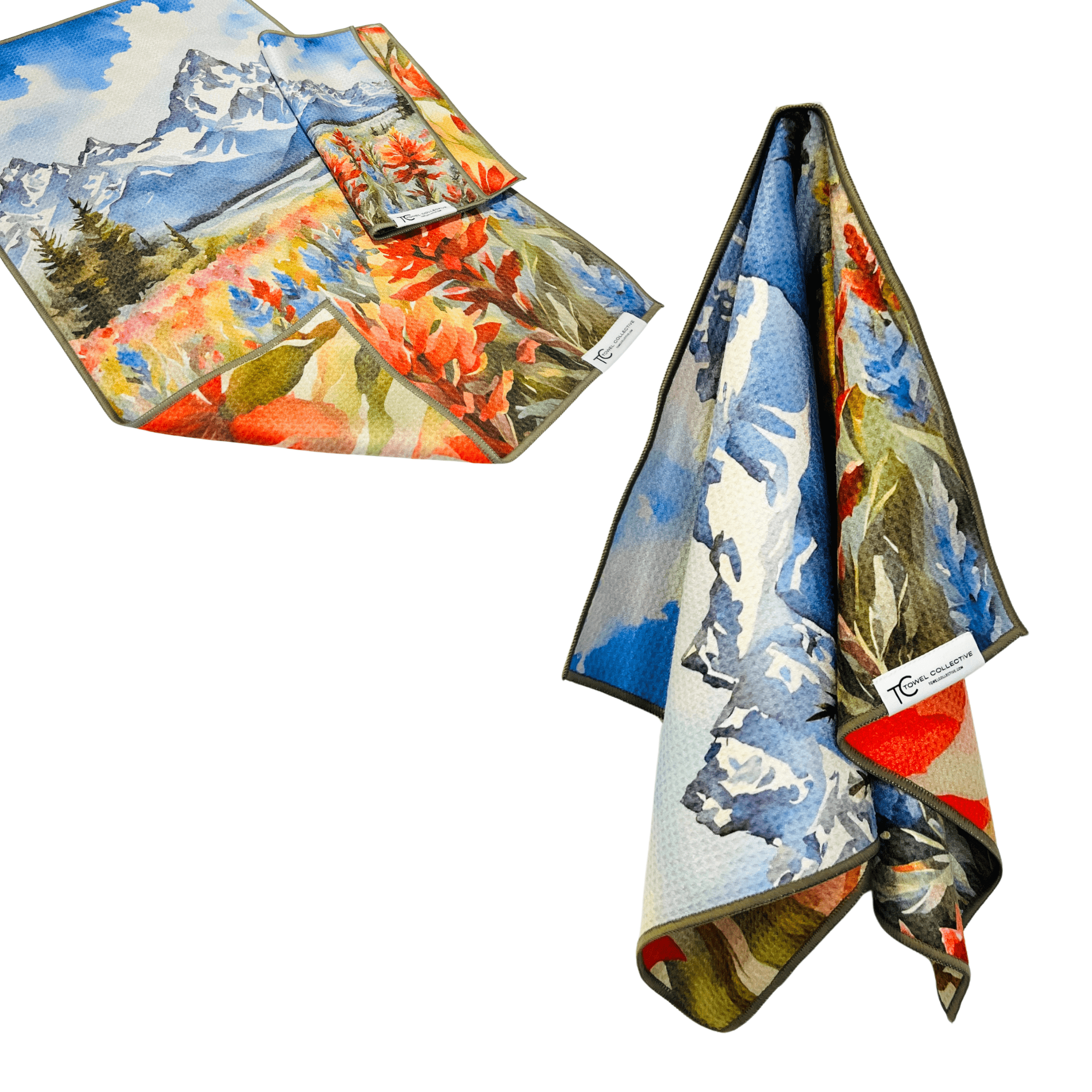 Grand Paintbrush | Reversible Towel: Hand Towel