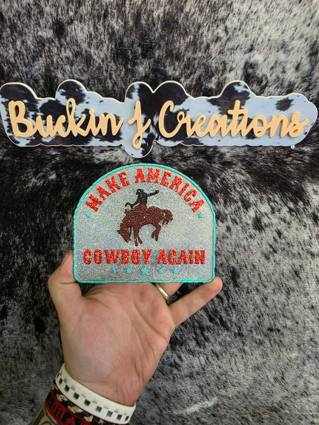 Make America Cowboy Again Car Air Freshener