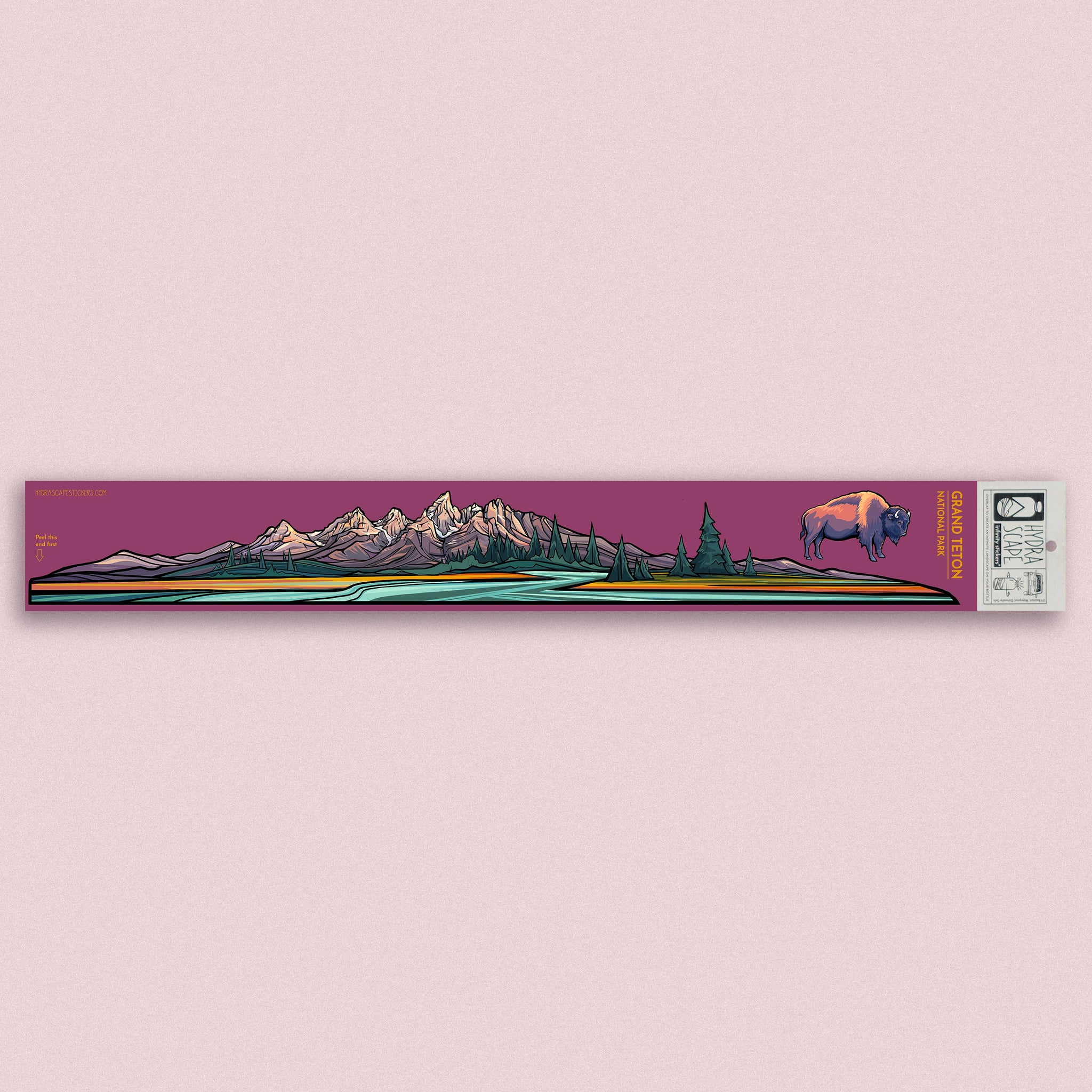 Grand Teton National Park Infinity Sticker