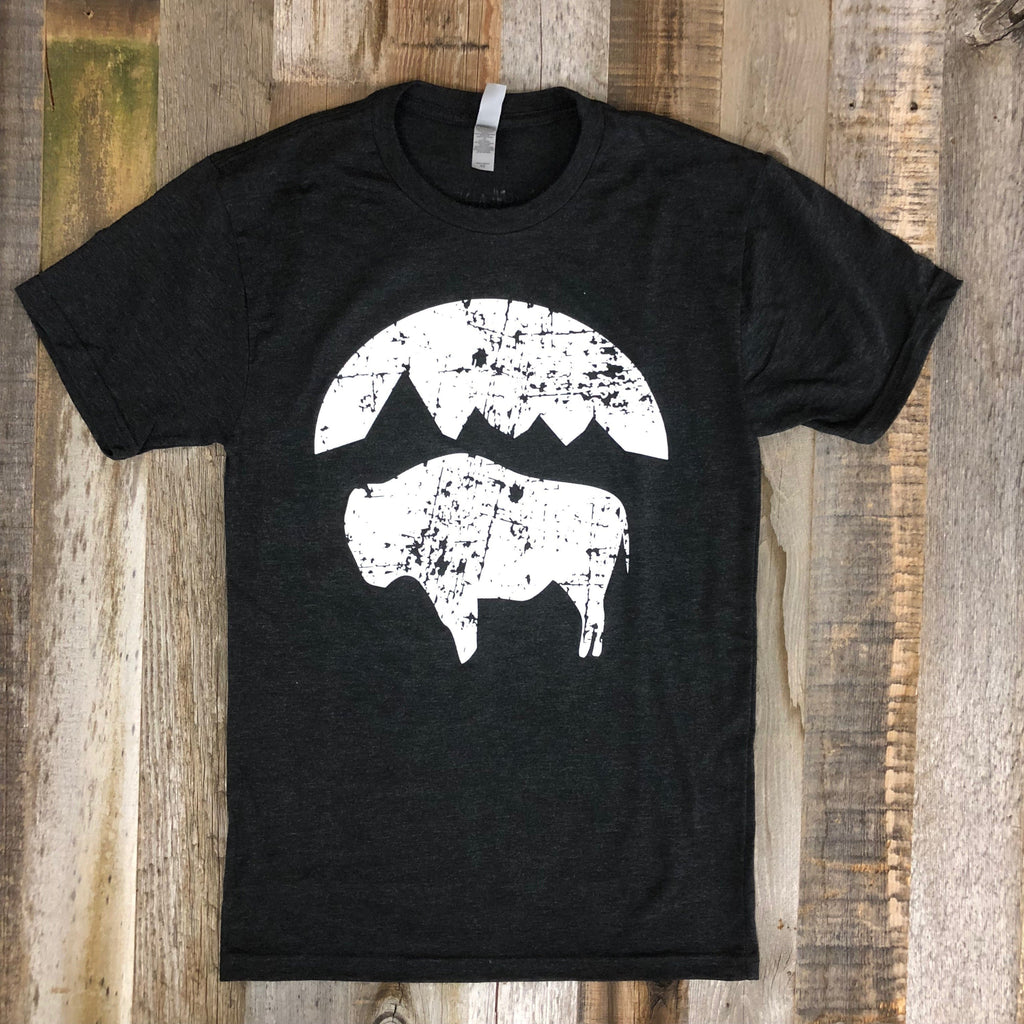 Bison Moon Tee OG | WyoMade Apparel | Unisex