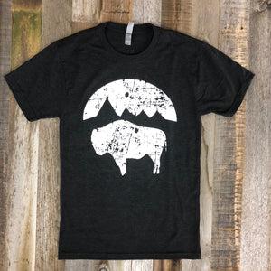 Bison Moon Tee OG | WyoMade Apparel | Unisex