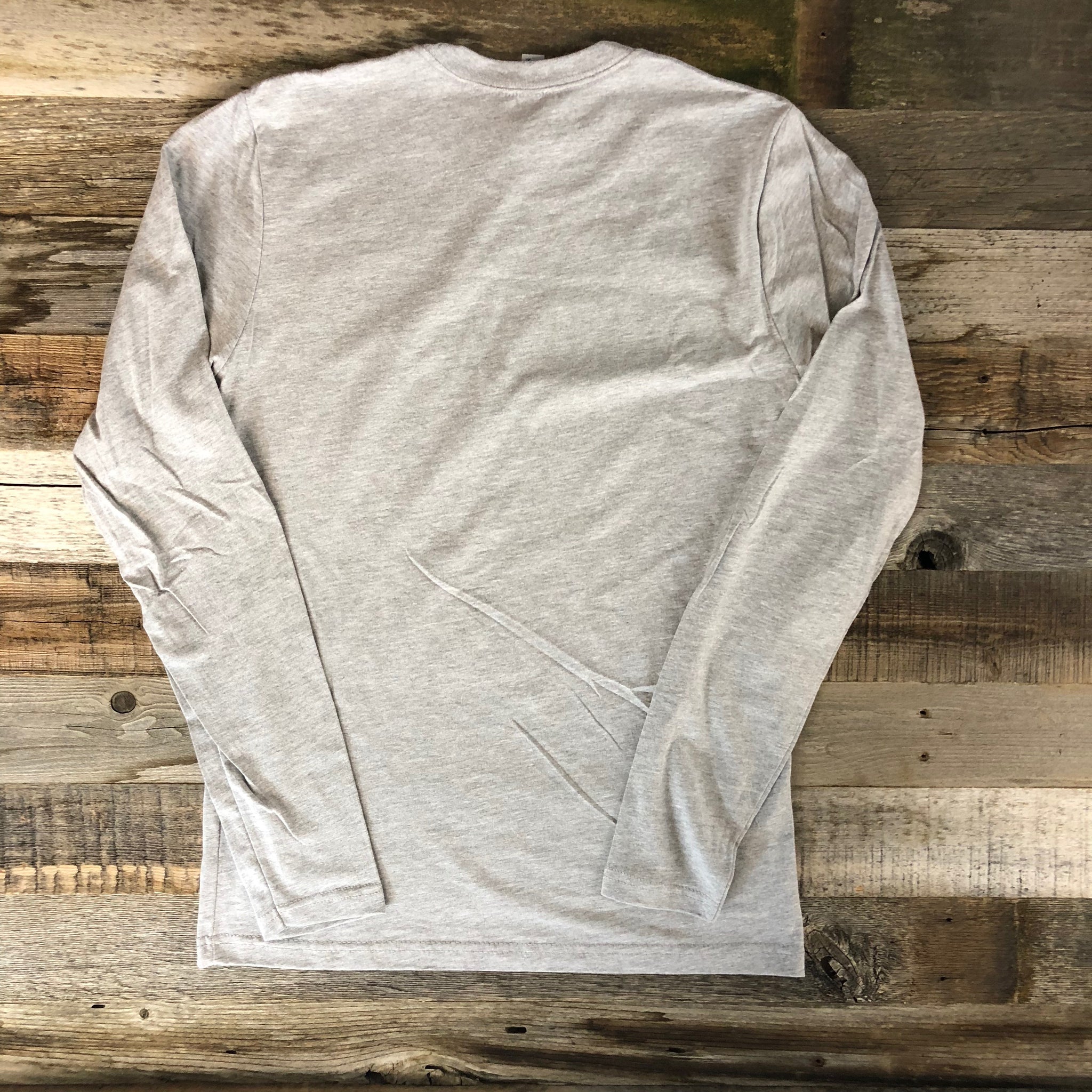 Men's Myoming Long Sleeve- Heather Grey