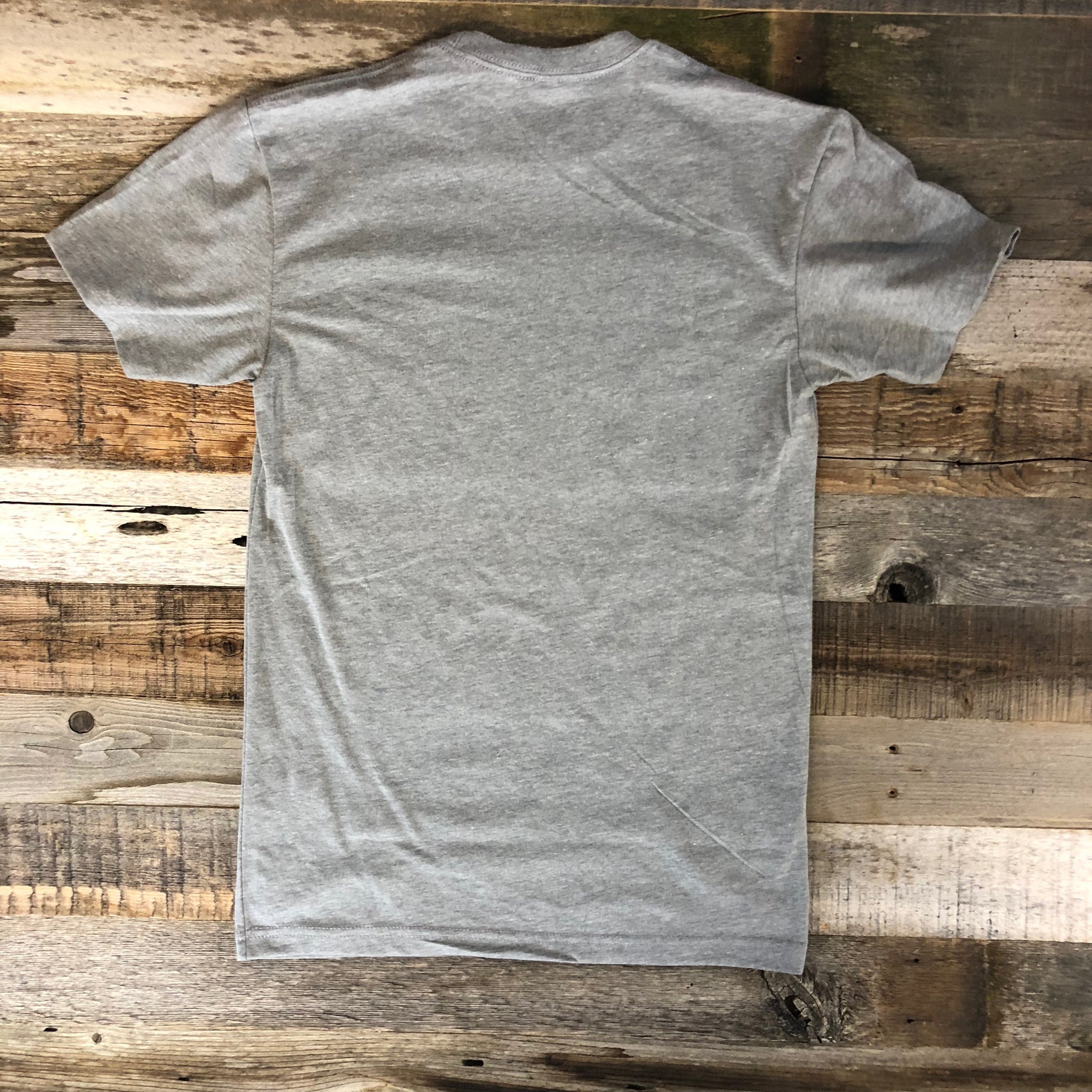 Men's WyoMade Vintage WY Tee- Heather Grey