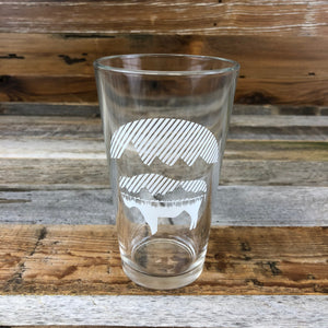 Bison  Pint Glass