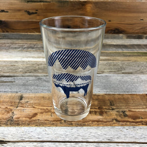 Bison  Pint Glass