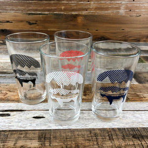 Bison  Pint Glass