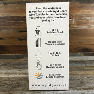 Wyoming Wine Tumbler | 12 oz | Steel
