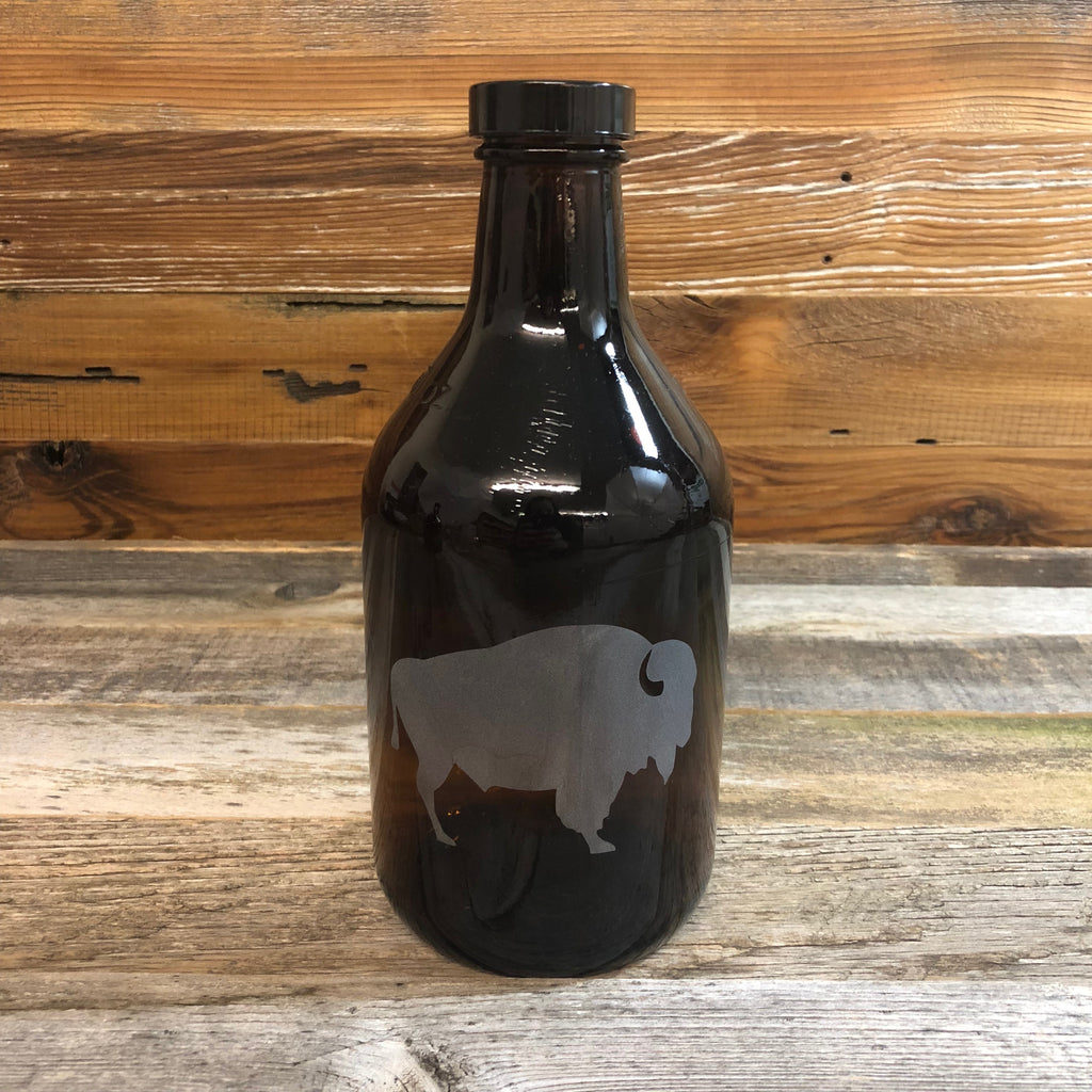 WYO Etched Buffalo Growler- 32oz