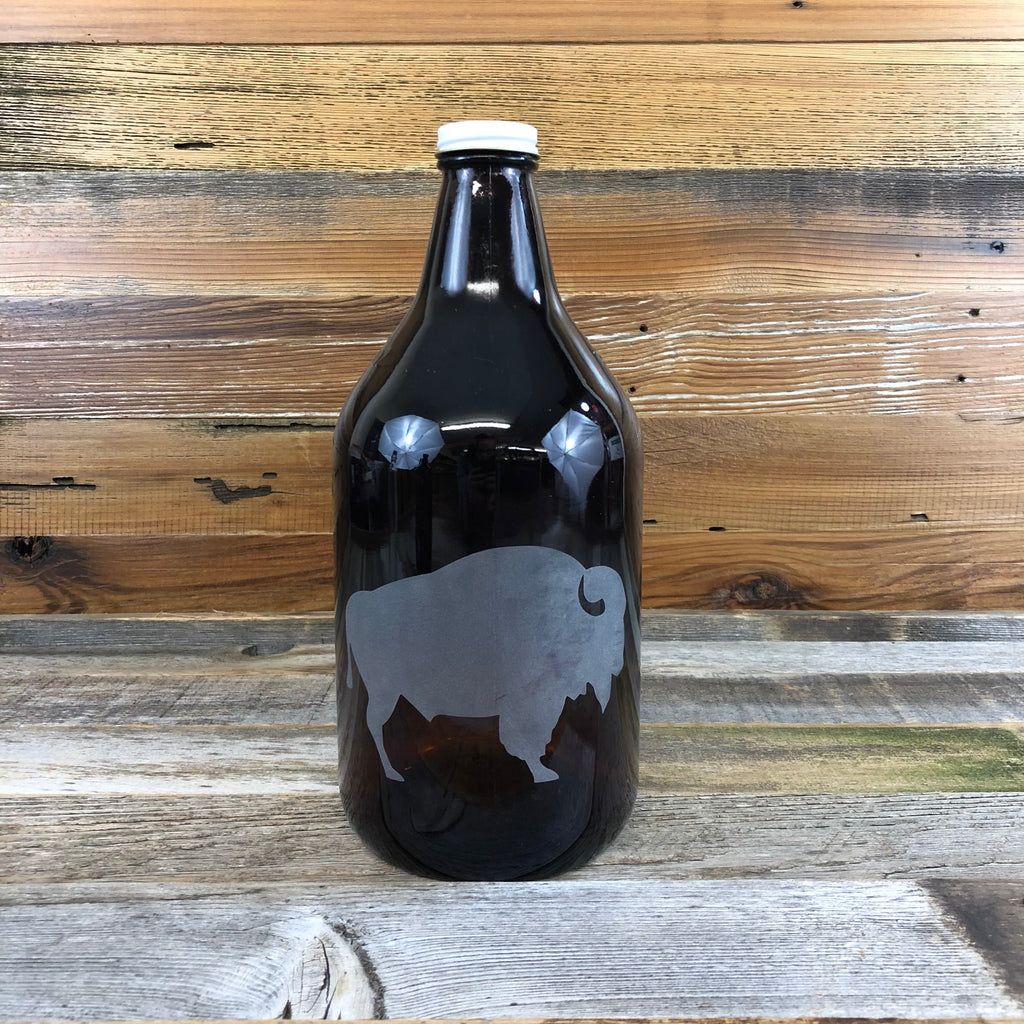 WYO Etched Buffalo Growler- 64oz