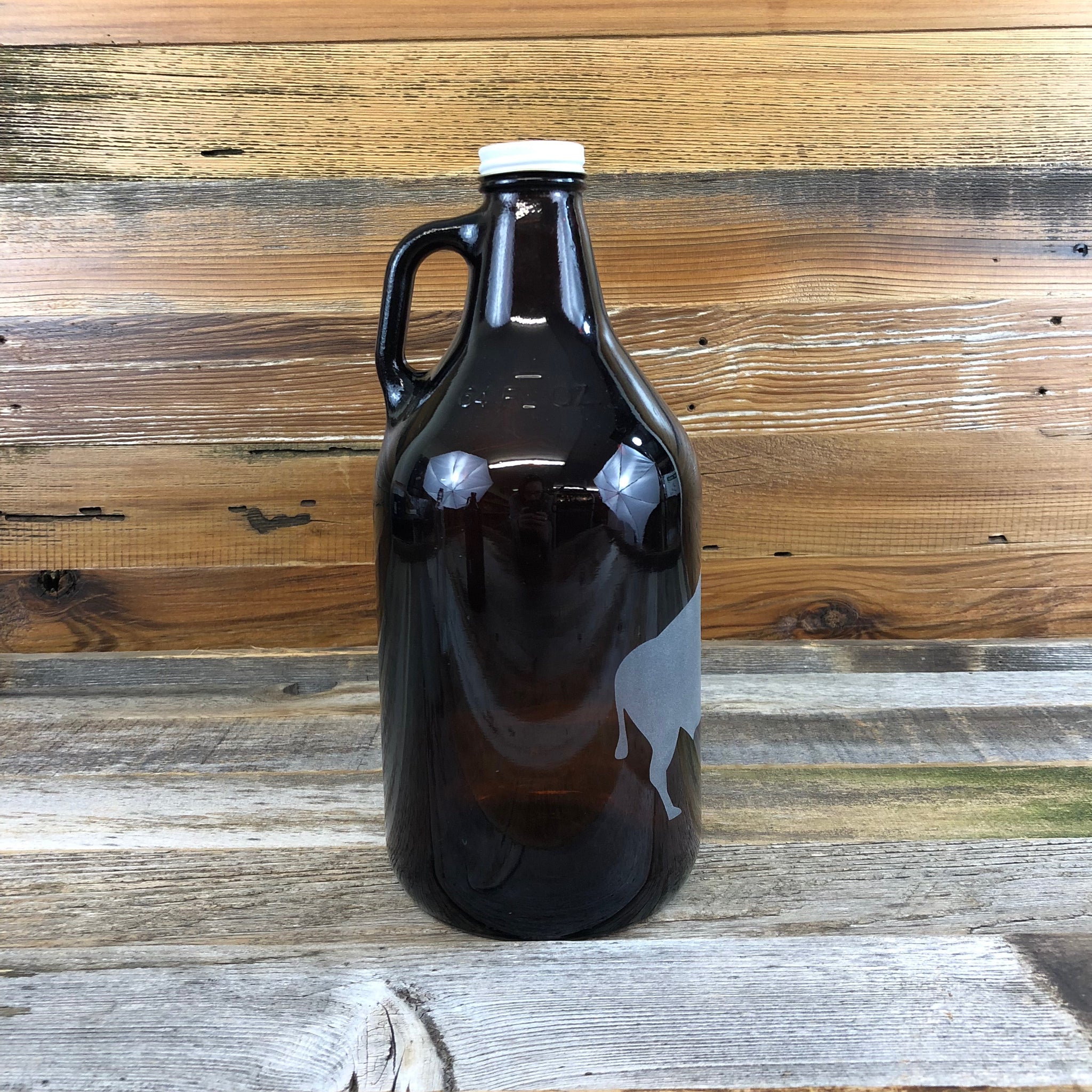 WYO Etched Buffalo Growler- 64oz
