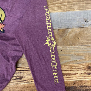 Bison Butts Long Sleeve - Maroon