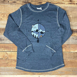 Unisex | Not All Who Wander Thermal Long Sleeve | WyoMade Apparel