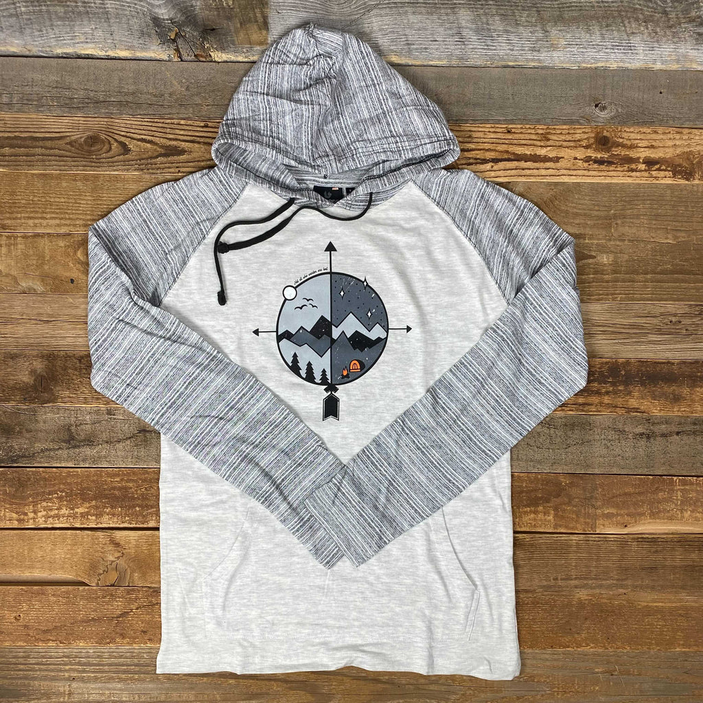 Unisex | Not All Who Wander Hooded Long Sleeve | WyoMade Apparel