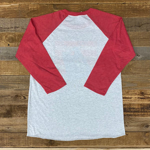 Vintage Red Tag Baseball Tee | WyoMade Apparel | Unisex